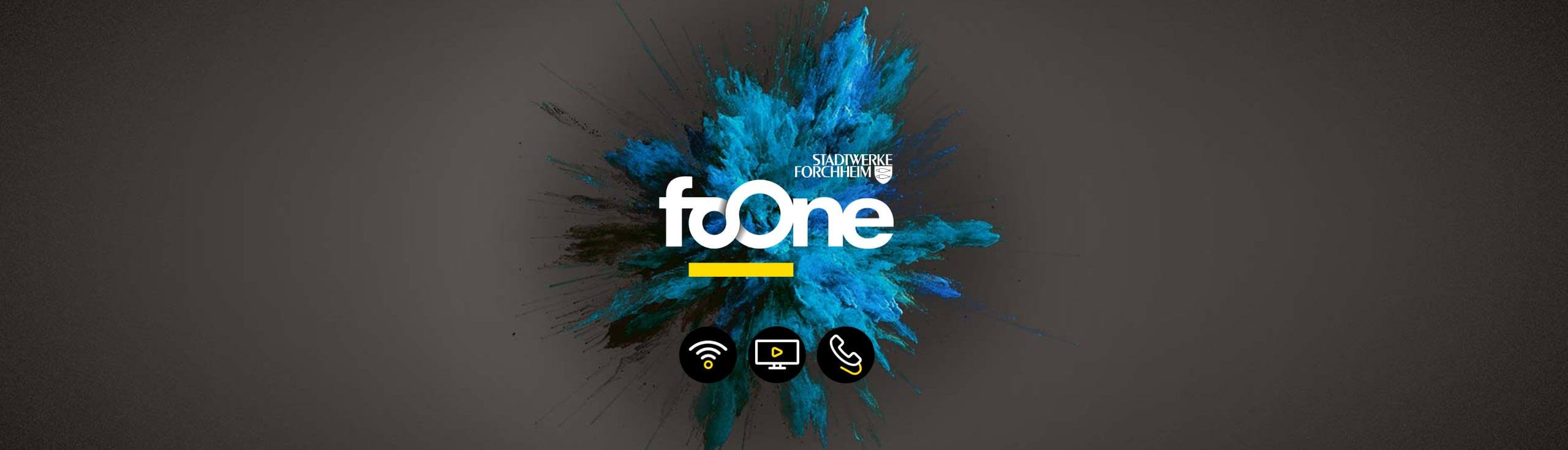 foOne Logo - Internet, Telefon & Glasfaser für Forchheim